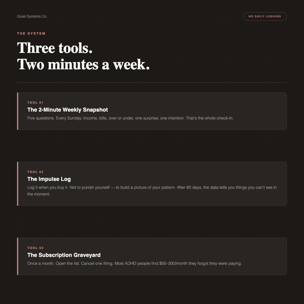 The 3 tools